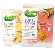 Pickwick super blends & ginger goodness